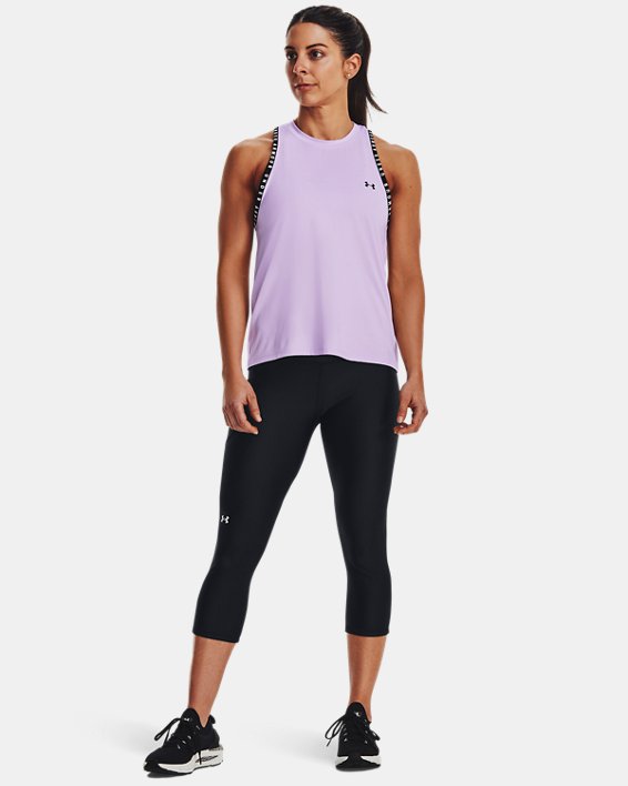 Women's UA Knockout 2.0 Tank in Purple image number 2
